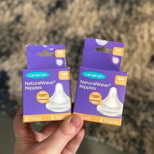 LANSINOH fast flow bottle nipples